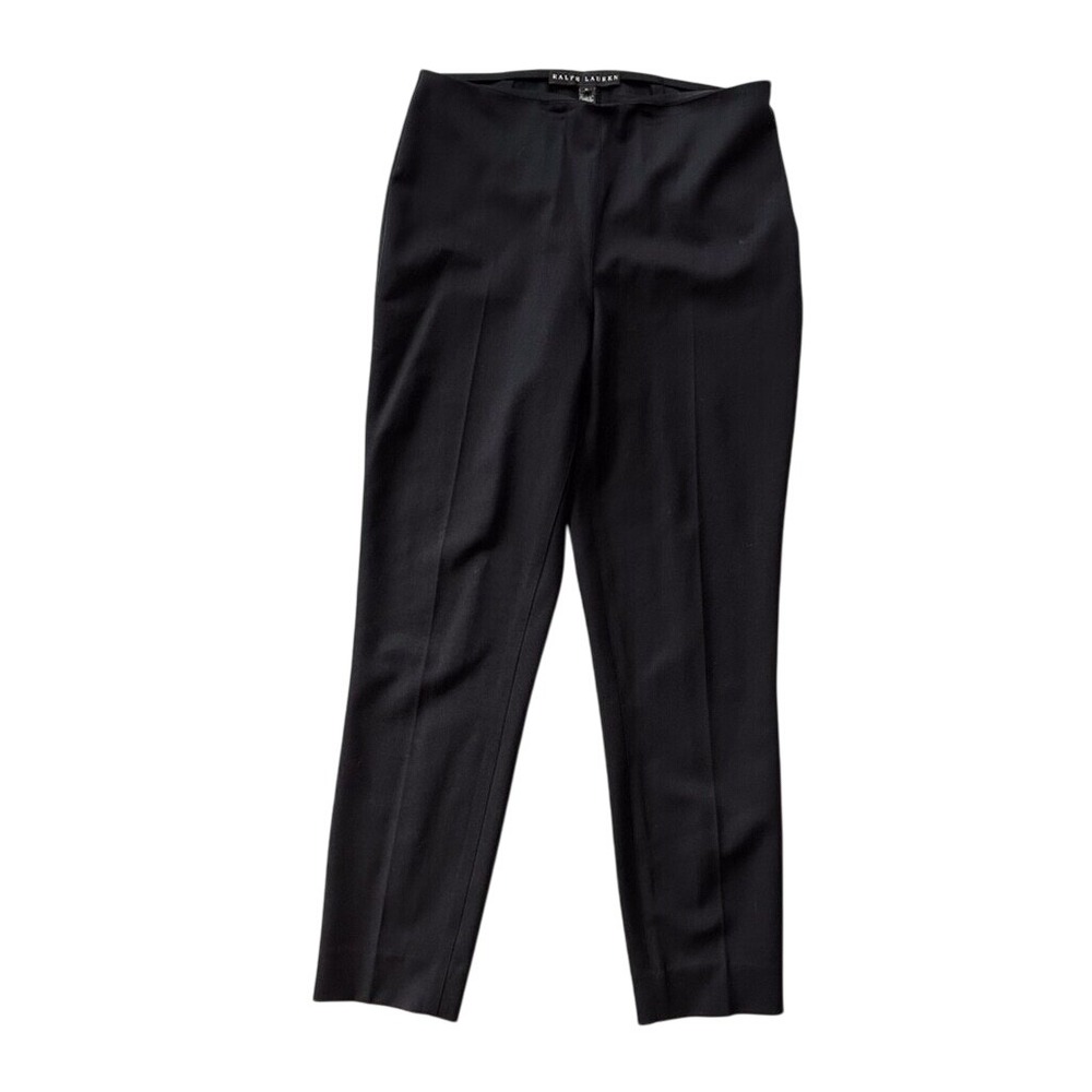 Ralph Lauren Black Label Pull-on Wool Stretch Slacks - size 6